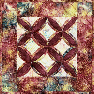 Machine Stitched Cathedral Windows