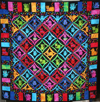Cool Cat Quilt by Lori Lusk W
