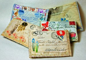 Embellished Vintage Envelope NC