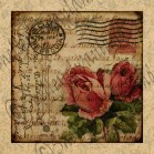 Rome Roses Fabric Print